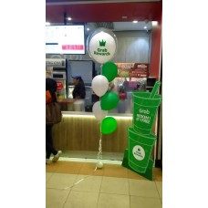 Double Layer Bubble balloon with custom sticker